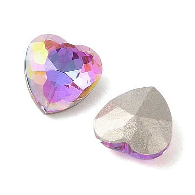 Glass Rhinestone Cabochons RGLA-L029-08B-HELA-1