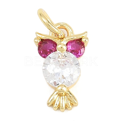 Brass Micro Pave Cubic Zirconia Pendants LS-KK-F938-34G-02-1