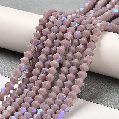 Opaque Solid Color Imitation Jade Glass Beads Strands LS-EGLA-A039-P4mm-L13-1