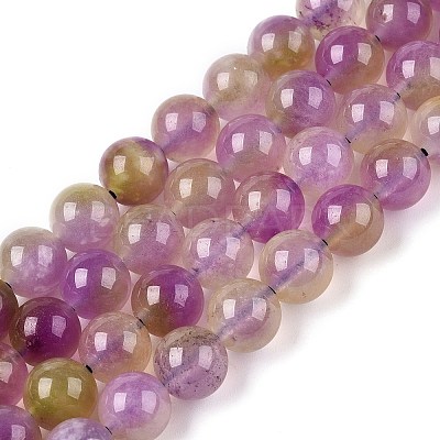 Dyed Natural White Jade Beads Strands G-T138-8mm-210-27-1