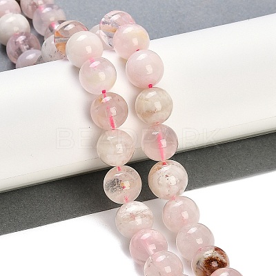 Natural Lodolite Quartz Beads Strands G-B125-M07-01-1