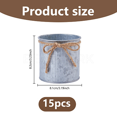 15Pcs Iron Hanging Bucket Planters DIY-DC0004-15-1