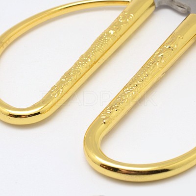 Embossed with Dragon and Phoenix Pattern Stainless Steel Scissors TOOL-N004-01A-1