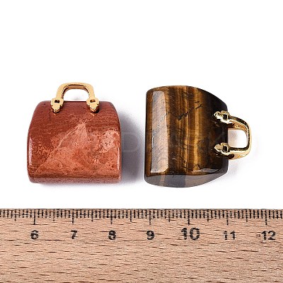 Natural Mixed Stone Pendants G-Q602-01G-1