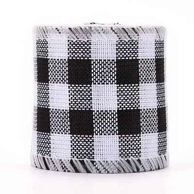 Polyester Imitation Linen Ribbon OCOR-G007-02A-1