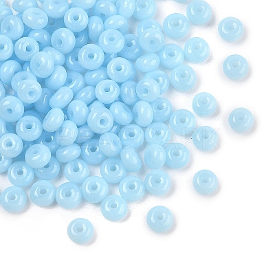Imitation Jade Glass Seed Beads LS-SEED-Q038-01F-1
