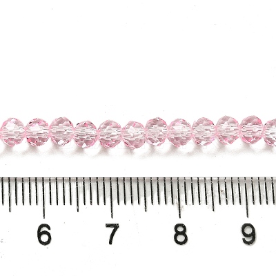 Transparent Baking Paint Glass Beads Strands DGLA-A034-T4mm-D04-1