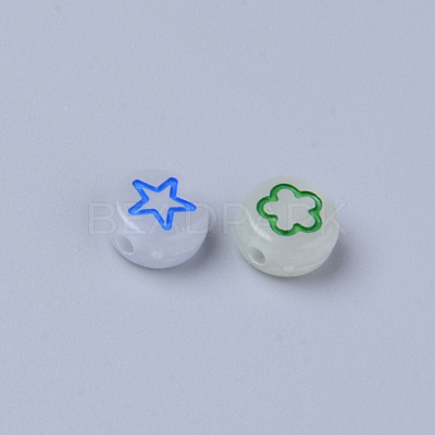 Luminous Acrylic Beads X-MACR-S273-48-1
