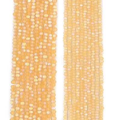 Transparent Glass Beads Strands EGLA-A044-T1mm-MB03-1