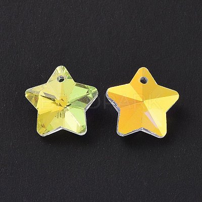 AB Color Plated Transparent Electroplate Glass Charms X-GLAA-H104-A04-1