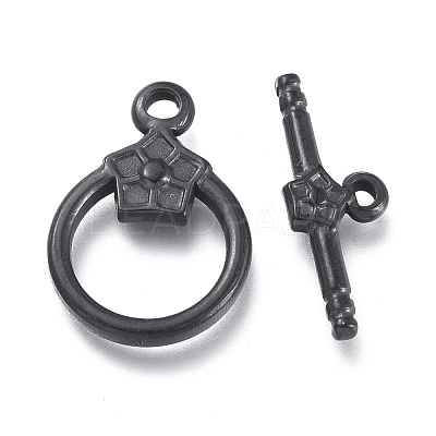 304 Stainless Steel Toggle Clasps Ion Plating(IP) STAS-M278-02B-1