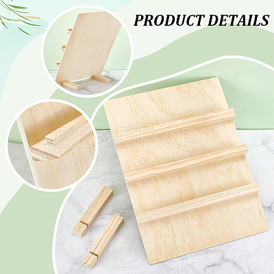 Wood Display Risers ODIS-WH0038-146A-1