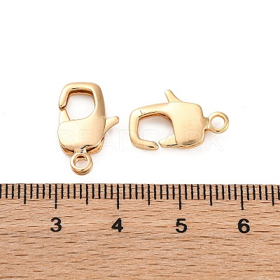 Brass Lobster Claw Clasps KK-H513-01A-G-1