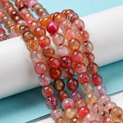 Natural Agate Beads Strands X-G-C082-A01-21-1