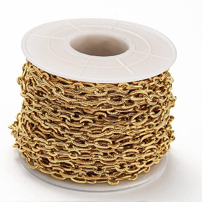304 Stainless Steel Oval Link Chains CHS-C009-03G-1