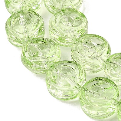 Baking Paint Transparent Glass Beads Strands GL-CBA2ED2-04G-1