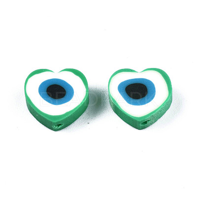Handmade Polymer Clay Beads X-CLAY-T019-08A-1