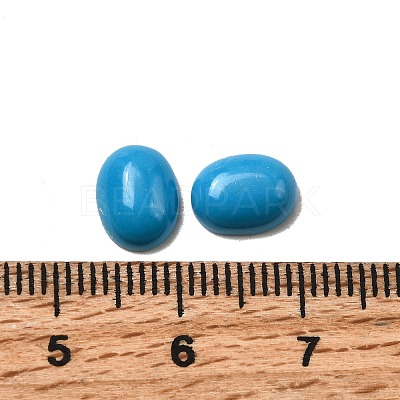 Synthetic Turquoise Cabochons G-G759-Z21-1