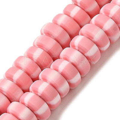 Polymer Clay Beads Strands CLAY-H006-02H-1