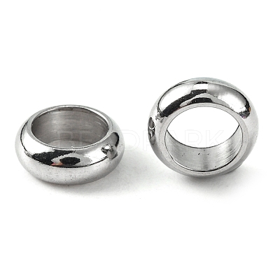 Tarnish Resistant Ring 304 Stainless Steel Spacer Beads STAS-N020-11-8mm-1