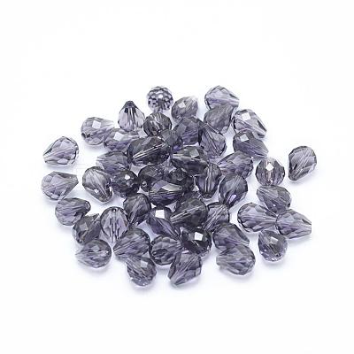 Imitation Austrian Crystal Beads SWAR-F062-8x6mm-26-1