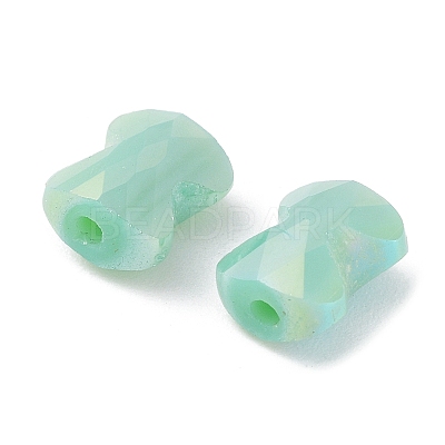 Electroplate Glass Beads GLAA-D016-16B-1