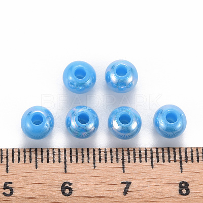Opaque Acrylic Beads MACR-S370-D6mm-9-1