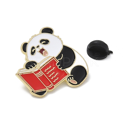 Reading Panda Enamel Pins AL-E002-02A-1