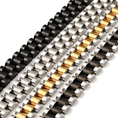 304 Stainless Steel Thick Link Chain Bracelet BJEW-G649-10-1