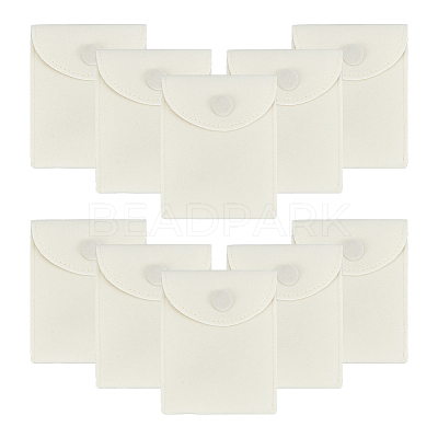 Rectangle Velvet Jewelry Package Bags ABAG-WH0035-055B-03-1