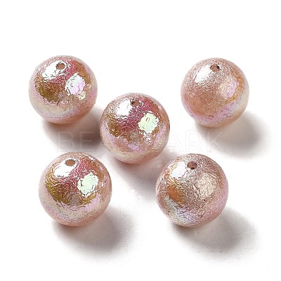 UV Plating Opaque Acrylic Beads X-OACR-L013-002D-1