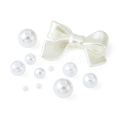 5 Style Imitation Pearl Acrylic Beads OACR-FS0001-31-1