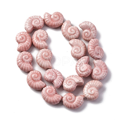 Ocean Series Glazed Porcelain Beads PORC-R002-03D-1