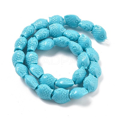 Synthetic Coral Carved Beads Strands CORA-C003-13B-04-1