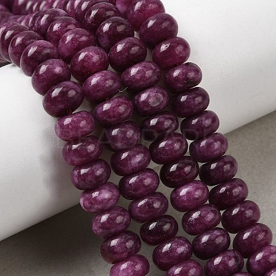 Natural White Jade Beads Strands G-E507-01K-01-1
