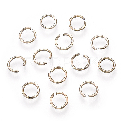Aluminum Wire Open Jump Rings ALUM-R005-0.8x6-26-1