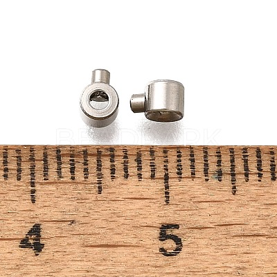 304 Stainless Steel Crimp Beads X-STAS-L216-51P-01-1