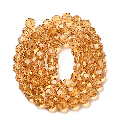Transparent Glass Beads EGLA-A035-T8mm-D17-1