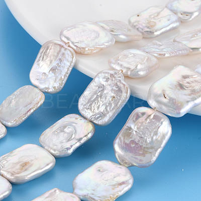 Natural Keshi Pearl Beads Strands PEAR-S020-K05-1