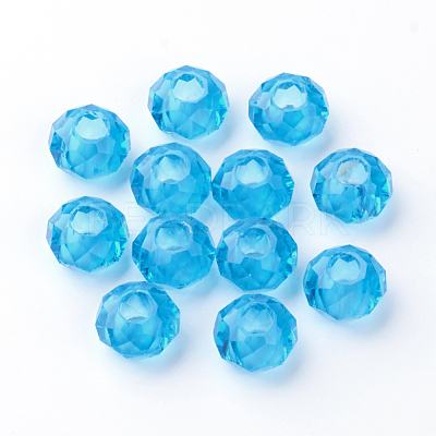 Glass European Beads X-GDA007-70-1