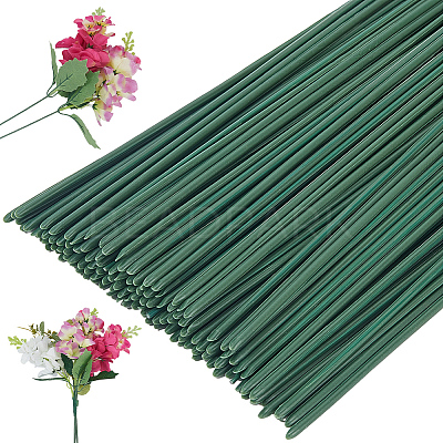 100Pcs Iron Stalk Flower Rod AJEW-SP0003-73A-1