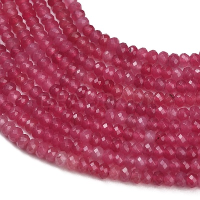 Dyed Natural White Jade Beads Strands GG-CBAF9EE-A18-3x4mm-1