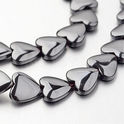 Non-magnetic Synthetic Hematite Bead Strands G-F300-22C-09-1