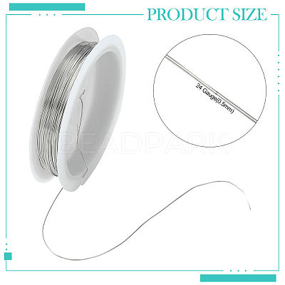 Round Copper Jewelry Wire CW0.5mm006-1
