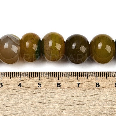 Dyed Natural Agate Beads Strands G-U030-A01-04-1