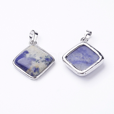Natural Sodalite Pendants G-E420-13P-1