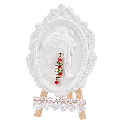 Wood and Gypsum Photo Frames WOOD-WH0029-28-1
