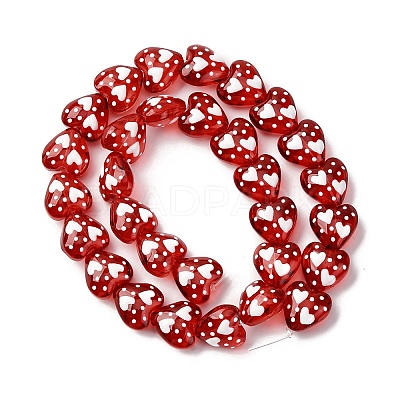 Glass Enamel Beads GLAA-Q125-01-1