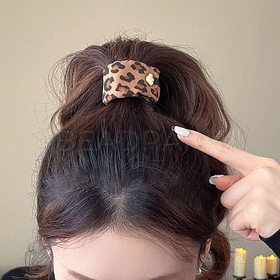 Polyester Elastic Hair Accessories AJEW-Z049-05B-1