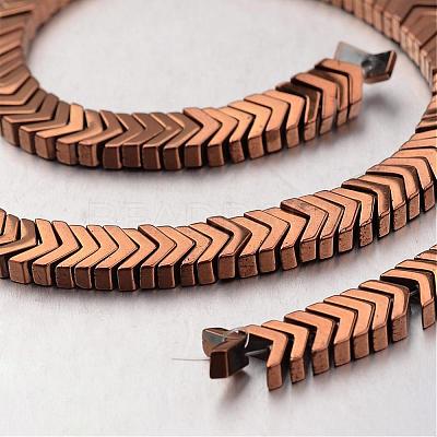 Electroplate Non-magnetic Synthetic Hematite Bead Strands G-F300-19-08-1